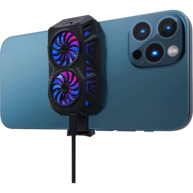 For P ubg Game Accessories P10 Super Mini Mobile Gaming Phone Cooler fan for iPhone Huawei Xiaomi Smartphone Tablet
