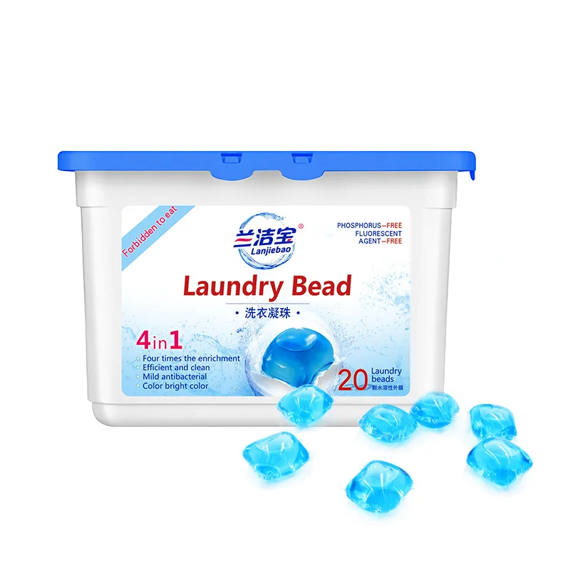 Good fragrance natural liquid capsules washing powder detergent capsules laundry soap pods ball