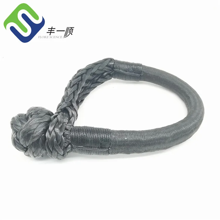 UHMWPE лебедка мягкая Скоба для внедорожного восстановления веревка шакле 4x4 буксировки веревки