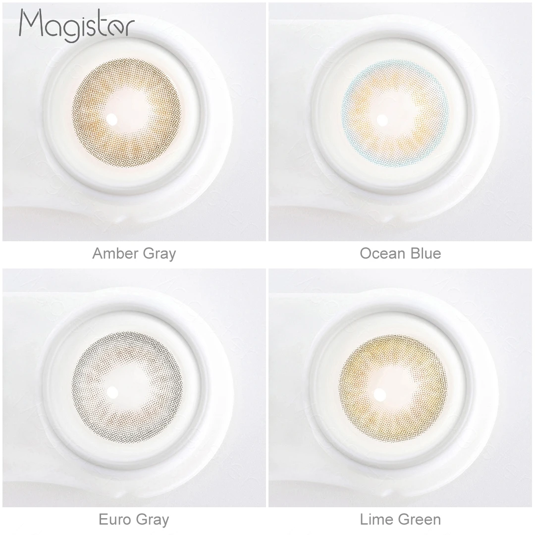 Magister 14.0mm 6 months color contact lenses New desire Natural colors Lime Green contact lens