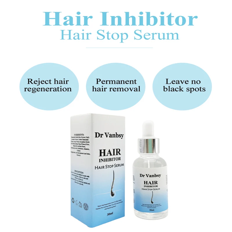 Factory Price Hair Growth Inhibitor Organic Hair Inhibitor Serum Long-lasting Effective Hair Inhibitor Serum