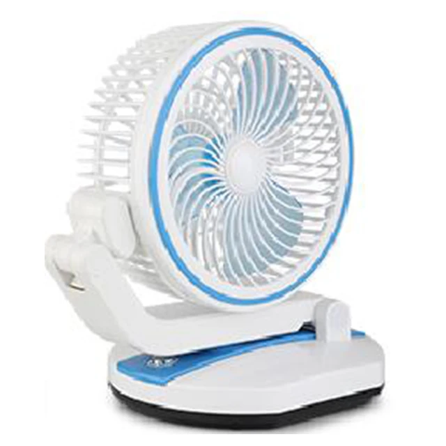 Personal Portable Noiseless Three Speeds 1800mAh  Rechargeable Battery USB Handheld Fan for Desk Camping Sleeping