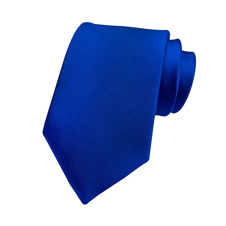 High quality most popular bulk of all black plain ties solid color satin