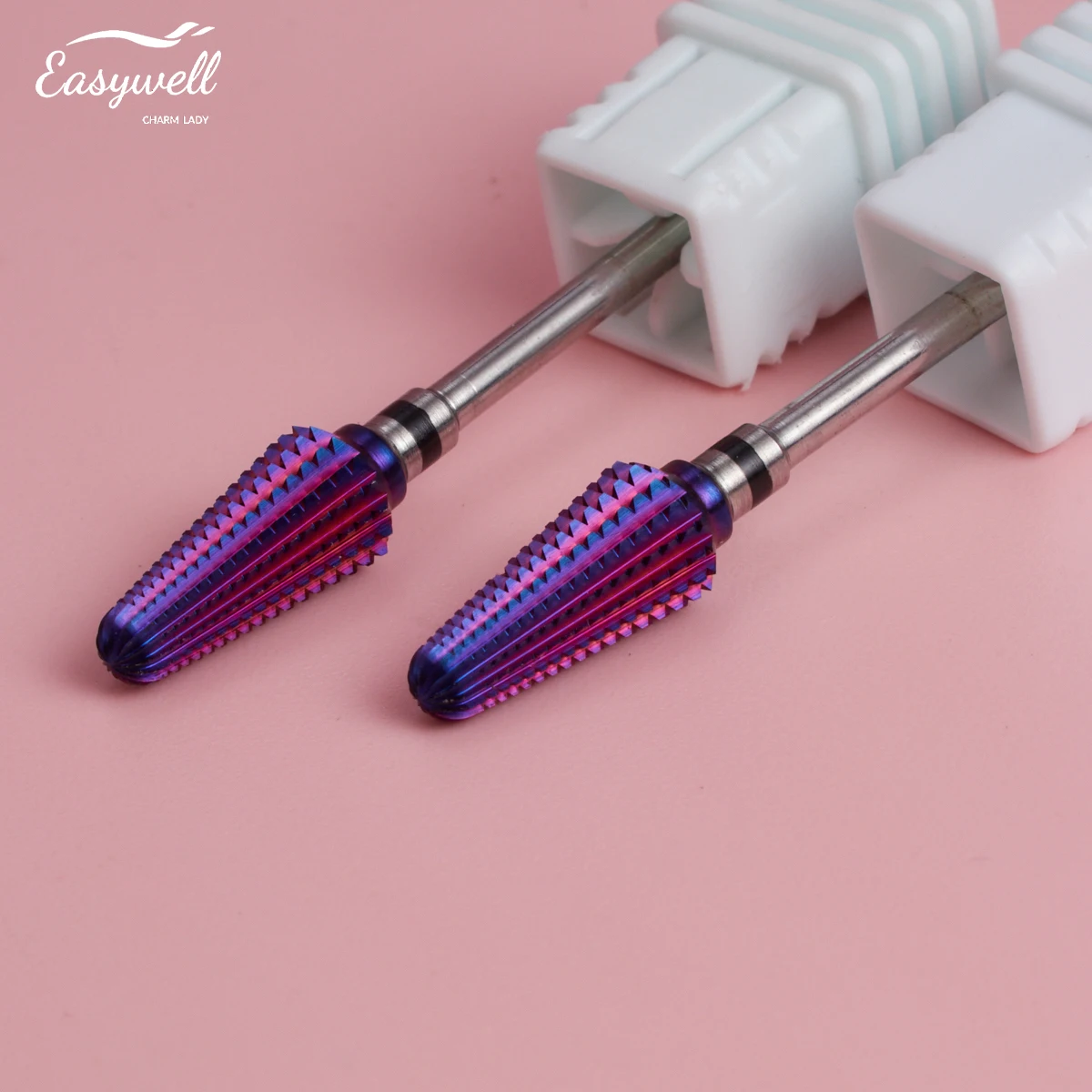 High Quality Purple 7.0mm 3/32 Tornado Volcano 3XC Nail Bit Tungsten Carbide Nail Drill Bit For Nails