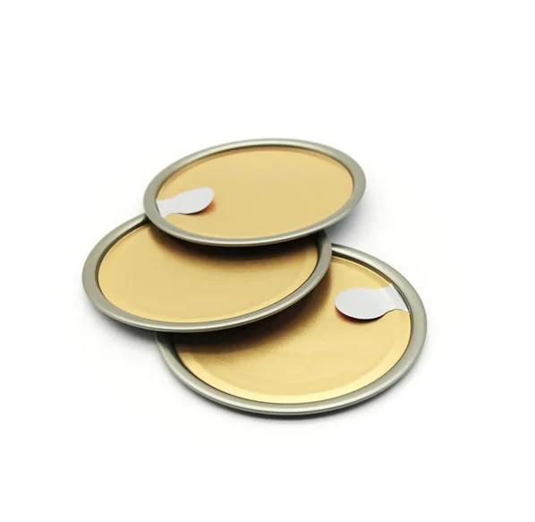 Термоуплотнение алюминиевая крышка жестяная банка легко открывающиеся