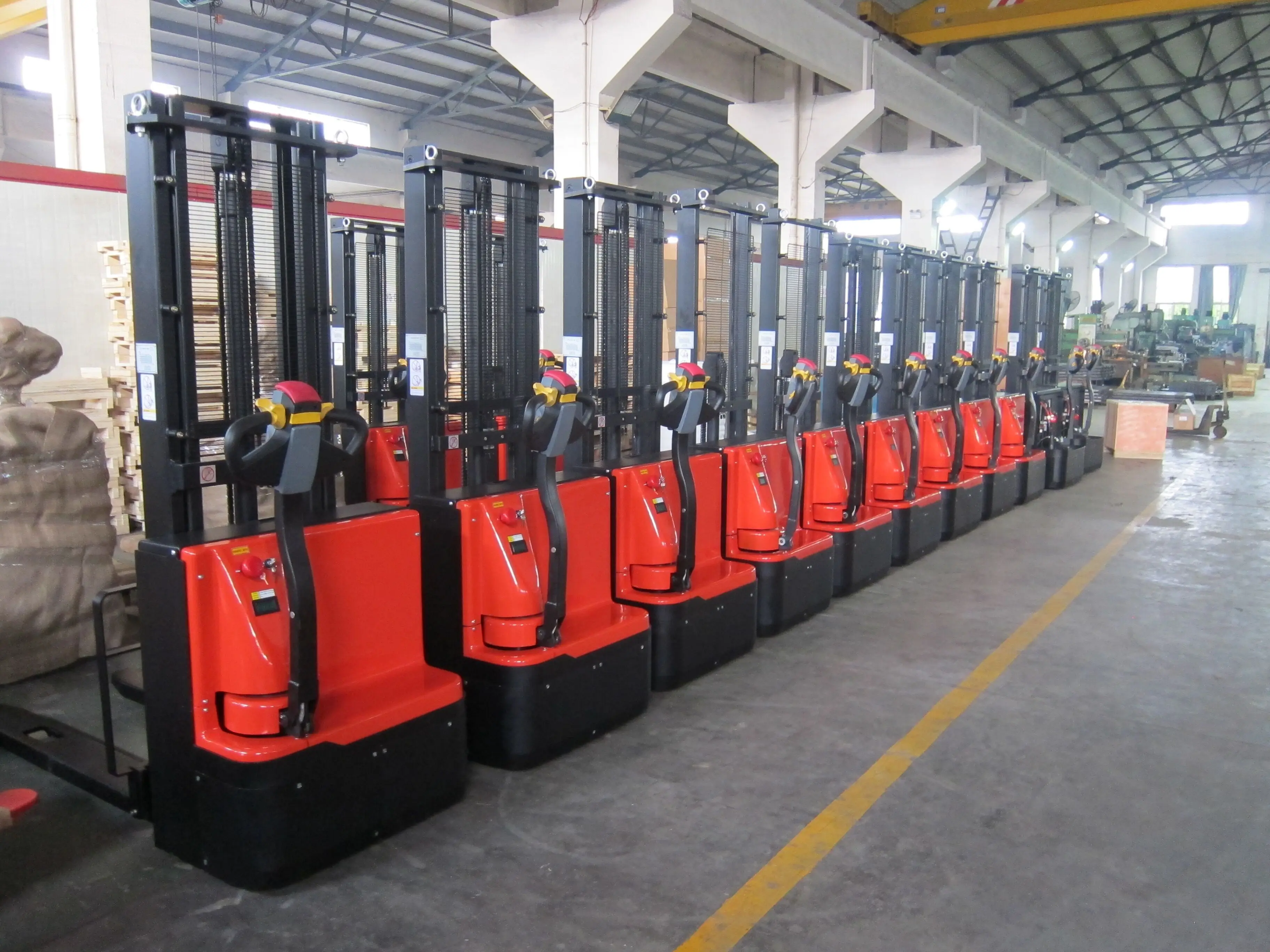 
1500KG Full Electric Stacker Hand Forklift Factory Price Electric Pallet Stacker 
