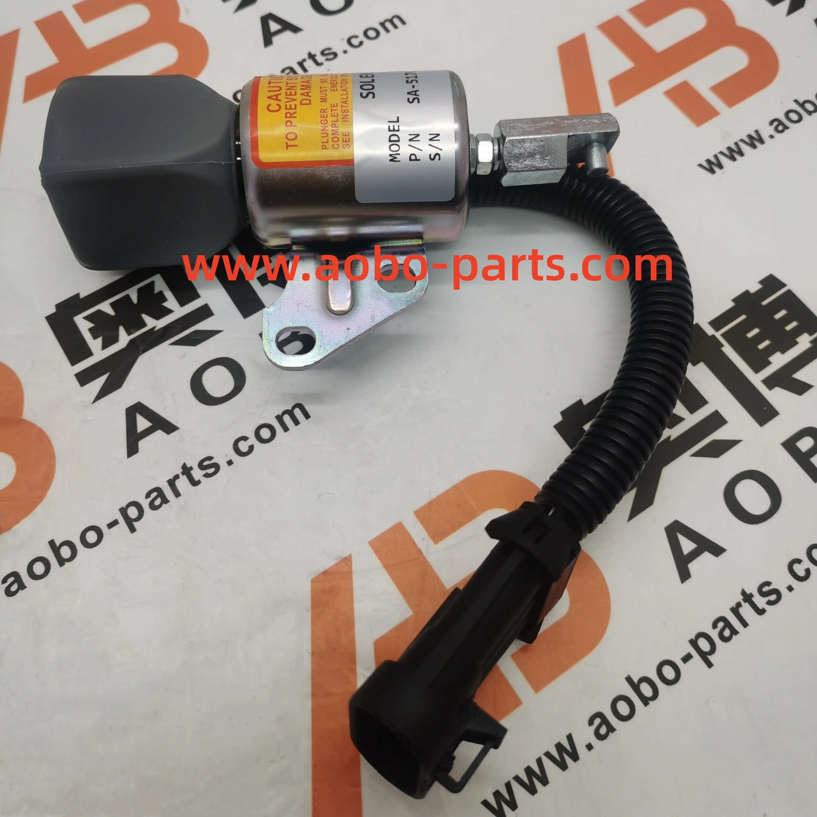 High Quality China Factory E17 E19 E20 Excavator Shutoff Solenoid 7000782 Engine Stop Solenoid