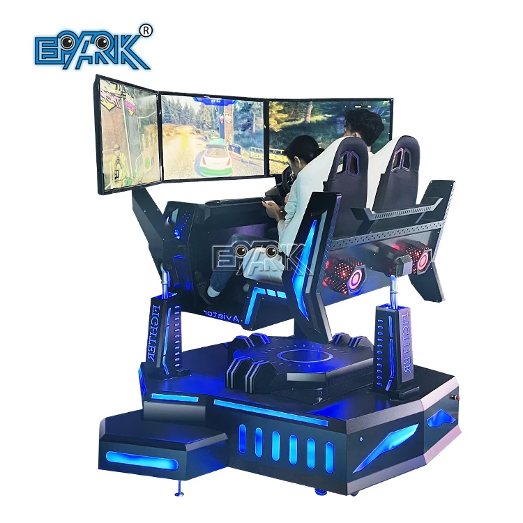 2023 Hot Sale Video Car Racing Motion Platform Racing Simulator Vr 9d Arcade Coin Operated Driving Vr Game Machine