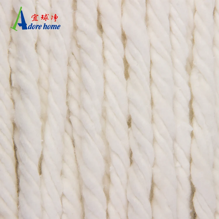 Factory Direct Cheap Mop made of cotton yarn with metal handle Floor Cleaning Mop