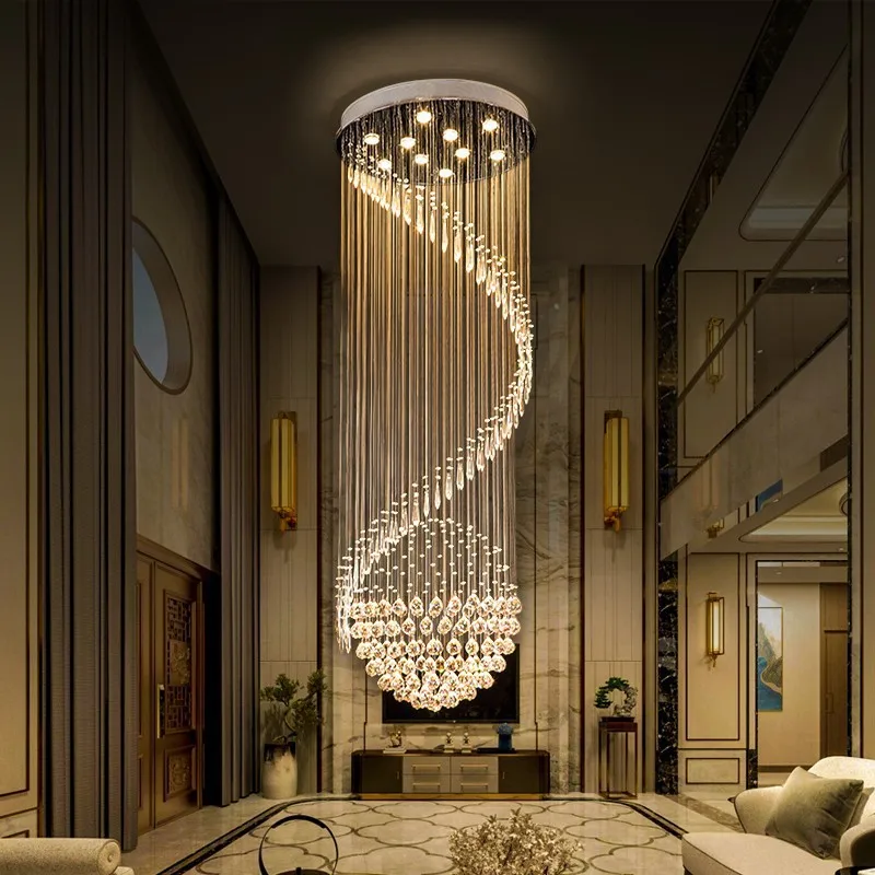 New Stylish Light Purple Prism Teardrop Pendants Crystal Chandelier Parts For Home Decoration