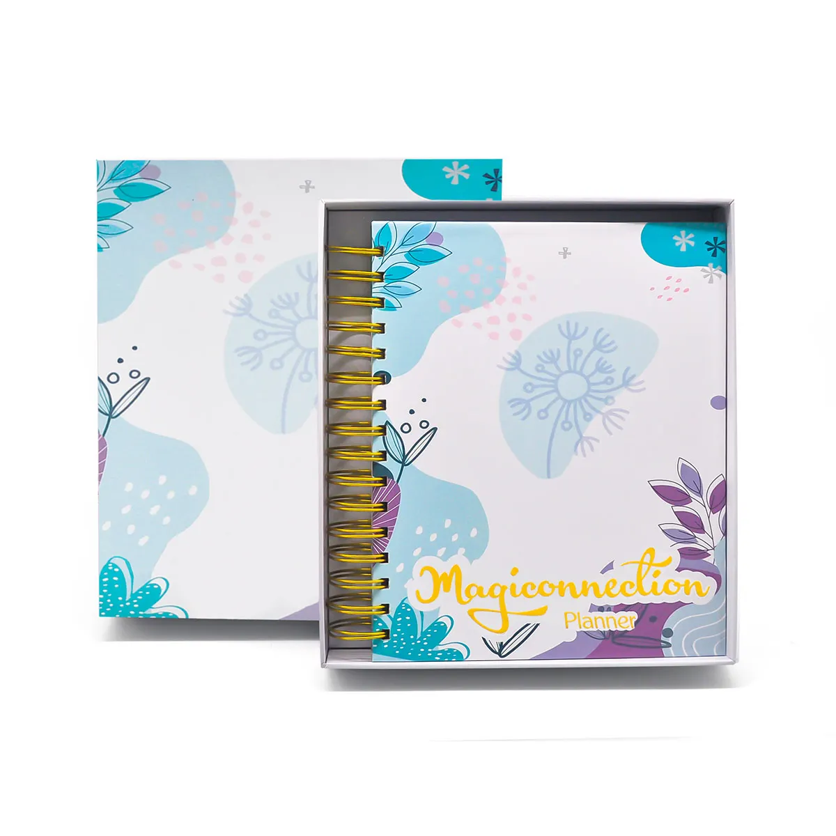 Jame Books Printing YO organizer notebooks spiral binding Custom Color cover logo journal planner