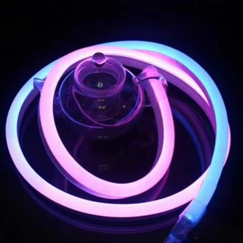 Неоновый светильник с 360 градусами 25 5 м 12/24 В PCB мм smd 2835 неоновый свет для украшения гостиной