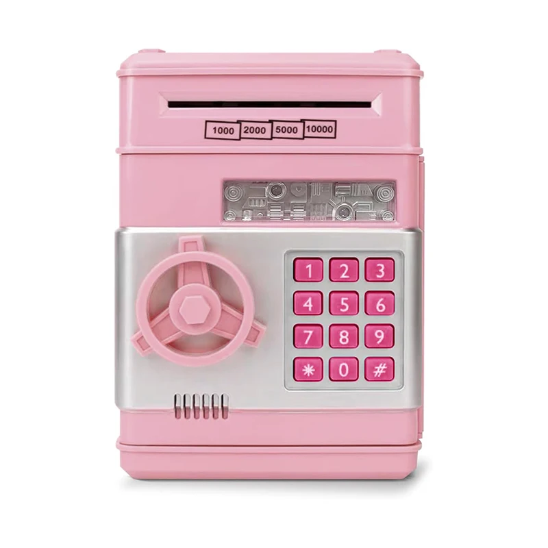 Piggy Bank Cash Coin Bank ATM Bank Money Saving Box with Password for Kids Birthday Gifts