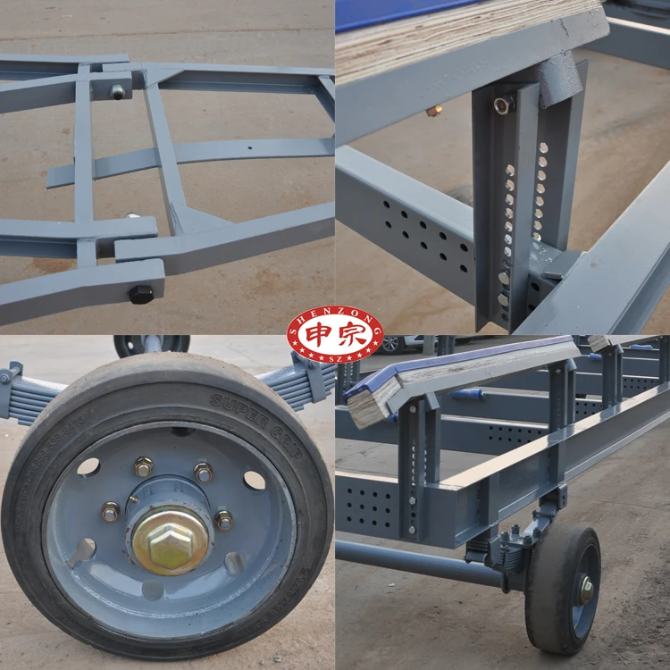 13 meter watercraft 8 ton three axle Boat Trailers