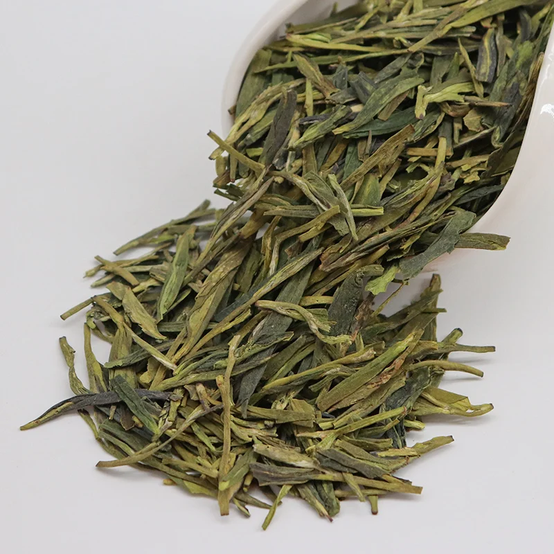  Органический свободный лист LongJing Зеленый чай оптом китайский дракон