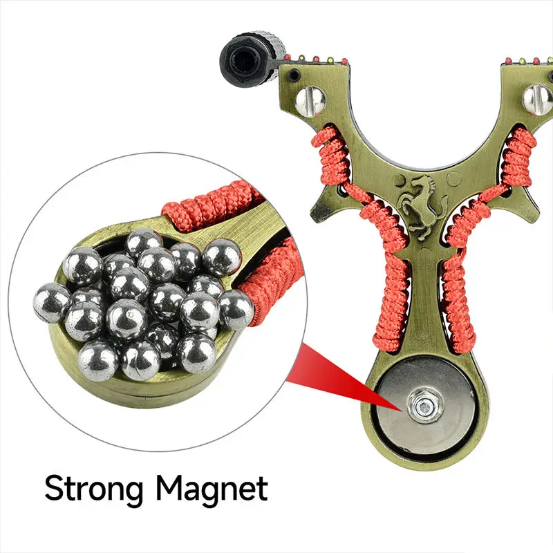 Professional Laser Outdoor Alloy Metal Shooting Sling Shot Slingshot Set Powerful Hunting Shooting Slingshot Set