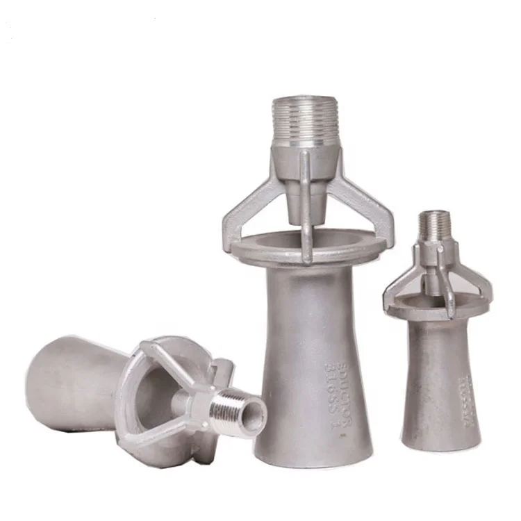 Industrial water static mixing eductor pump nozzles,Steam Heating Process Chemical Venturi Spray Nozzles