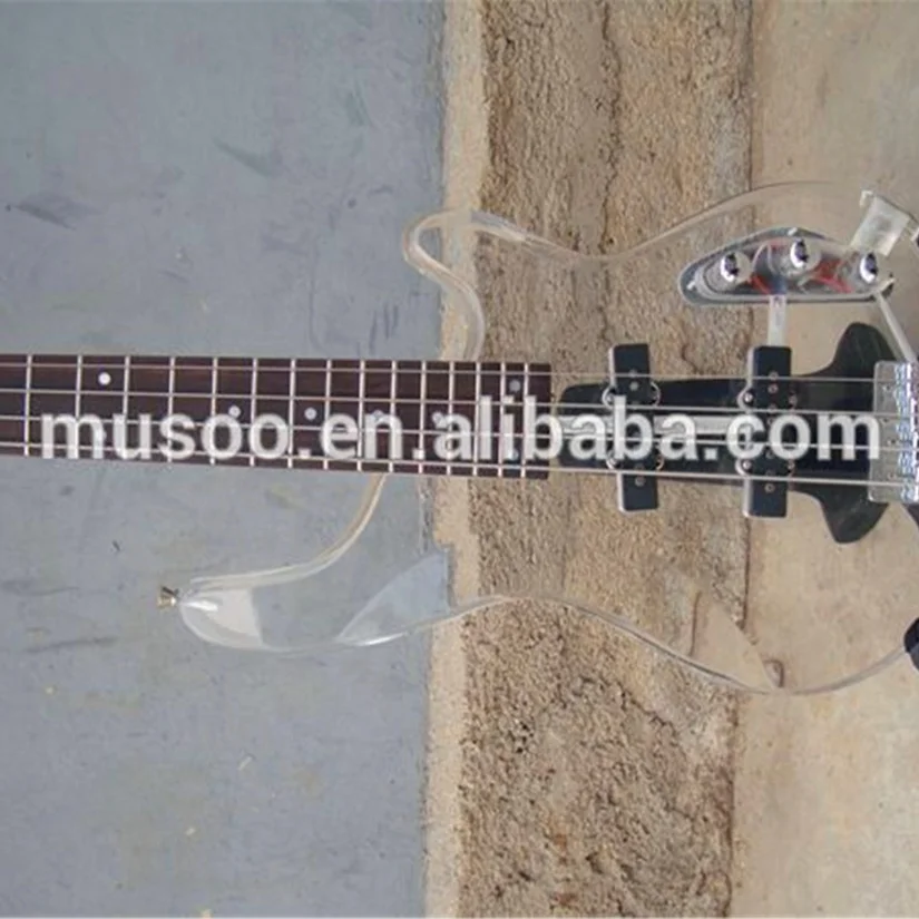 Musoo brand electric guitar Bass Guitar Traditional Strat-style body Locking Tuners(MB07)