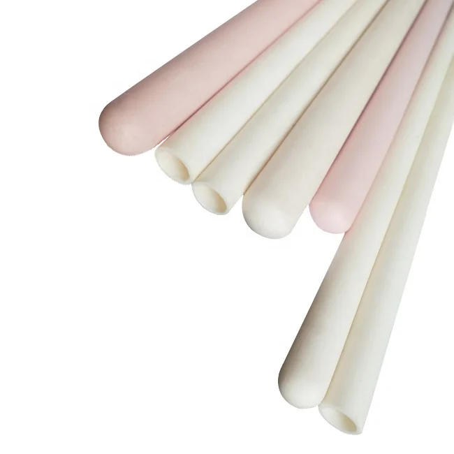 Thermocouple protection high alumina 99.5%  tube /  alumina ceramic tube