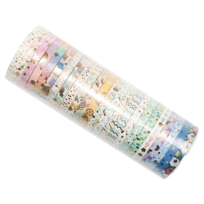 30 Designs 10pcs/box Japanese Cartoon Official Adhesive Masking Washi Tapes for Journal Scrapbooking Decoration