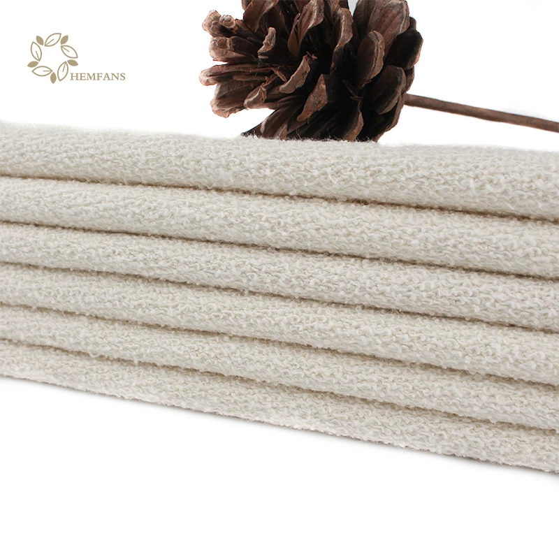 hempspring Wholesale eco friendly 340gsm hemp organic cotton terry knitted fabric for hoodies