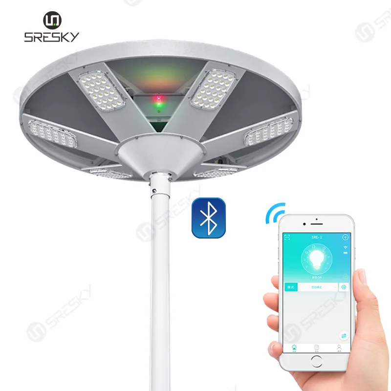 SRESKY Latest type remote mode plaza lights outdoor solar street light 60w with built in bird repellent device (62554982685)