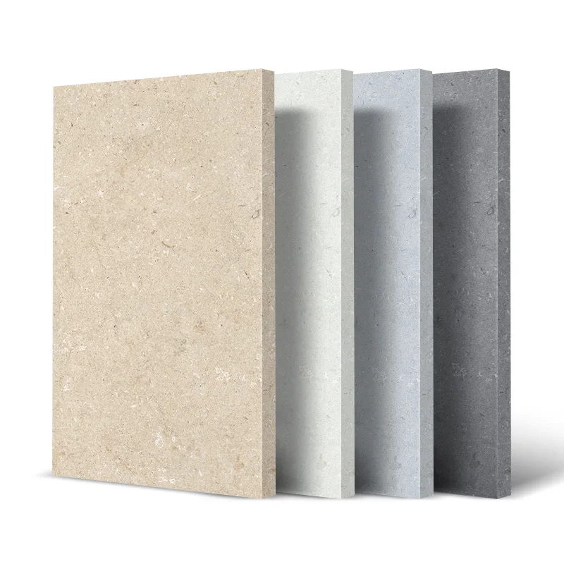 Gyuan High Quality Non Slip Limestone look Outdoor Porcelain Tiles for Floor 24*24 Inches Slabs for Terrazzo Patio