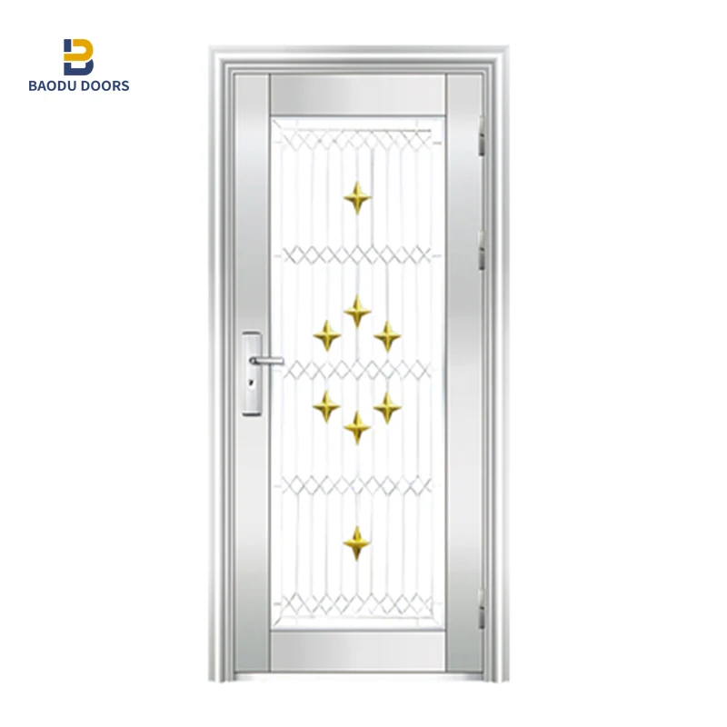 high quality European stainless security  steel 304 door luxury main entry door design