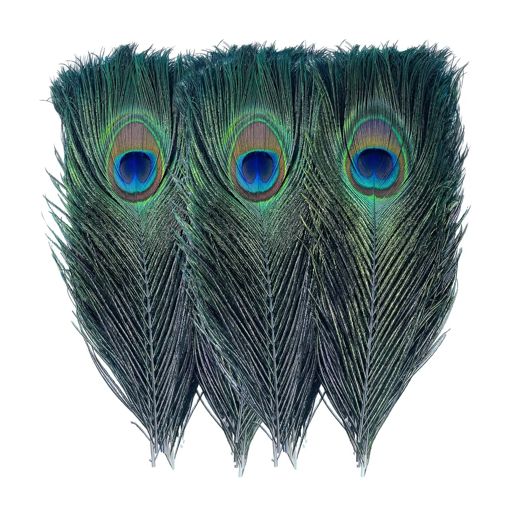 Natural Peacock Feathers Bulk 10-12in-30-35In-35-40In for Fly Tying and Party Decorations Craft Vase Decorations