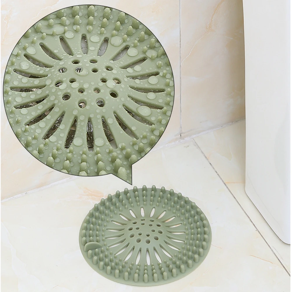 Sink Sewer Filter Shower Drain Strainers Bathtub Stopper Silicone Sink Plug Cover Hair Catchers Bathroom Universal Hair Filter