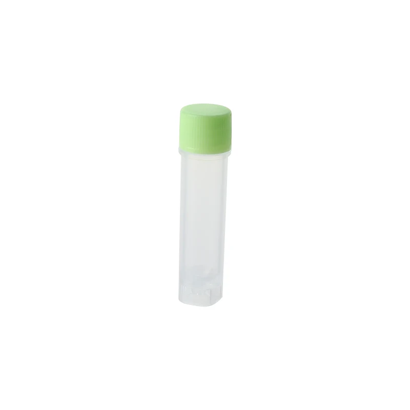 Quick delivery in stock 2ml multiple colors external thread lab freezing plastic tube sterile cryogenic vial