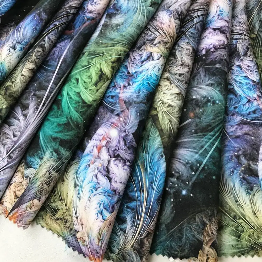 Animal Print Leopard Custom Digital Printed China Designer 100% Rayon Fabric