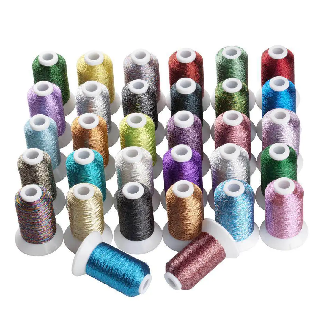 210d/2 Filament High Temperature Resistant Embroidery Thread 120d/2 Hilo Para Bordar Knitting Cross Embroidery Machines