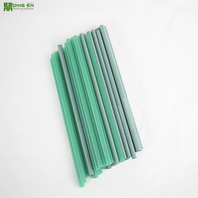 Environmental protection beverage rice corn material degradable straw production equipment