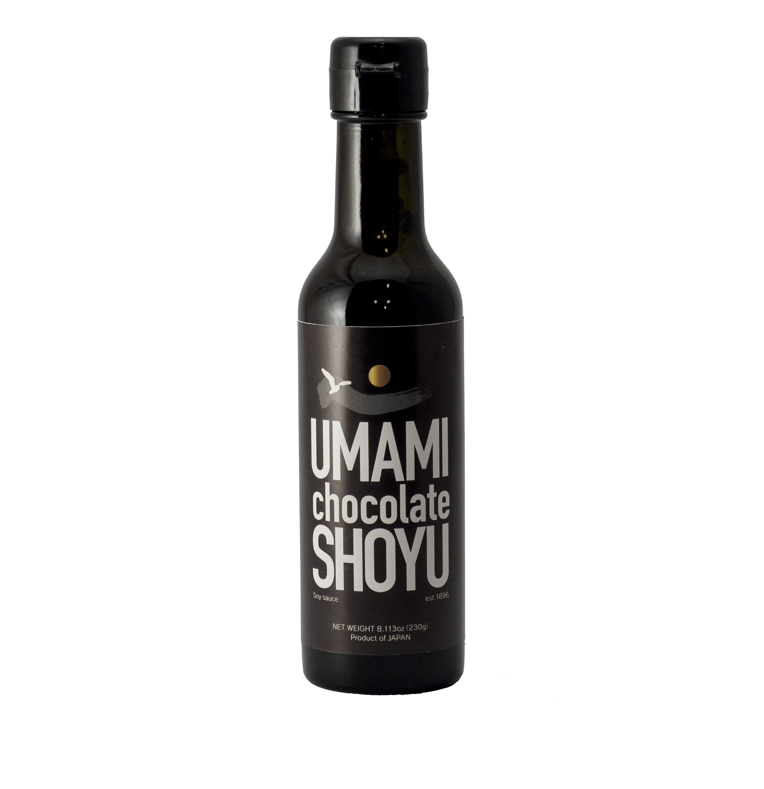 Umami shoyu chocolate soy sauce seasoning spice for beef and white fish