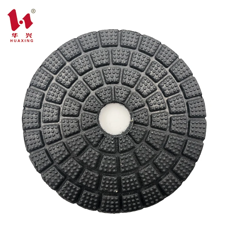 5inch 125mm Final Buff Disc White Black Buffing Granite Polishing Pad for Stone