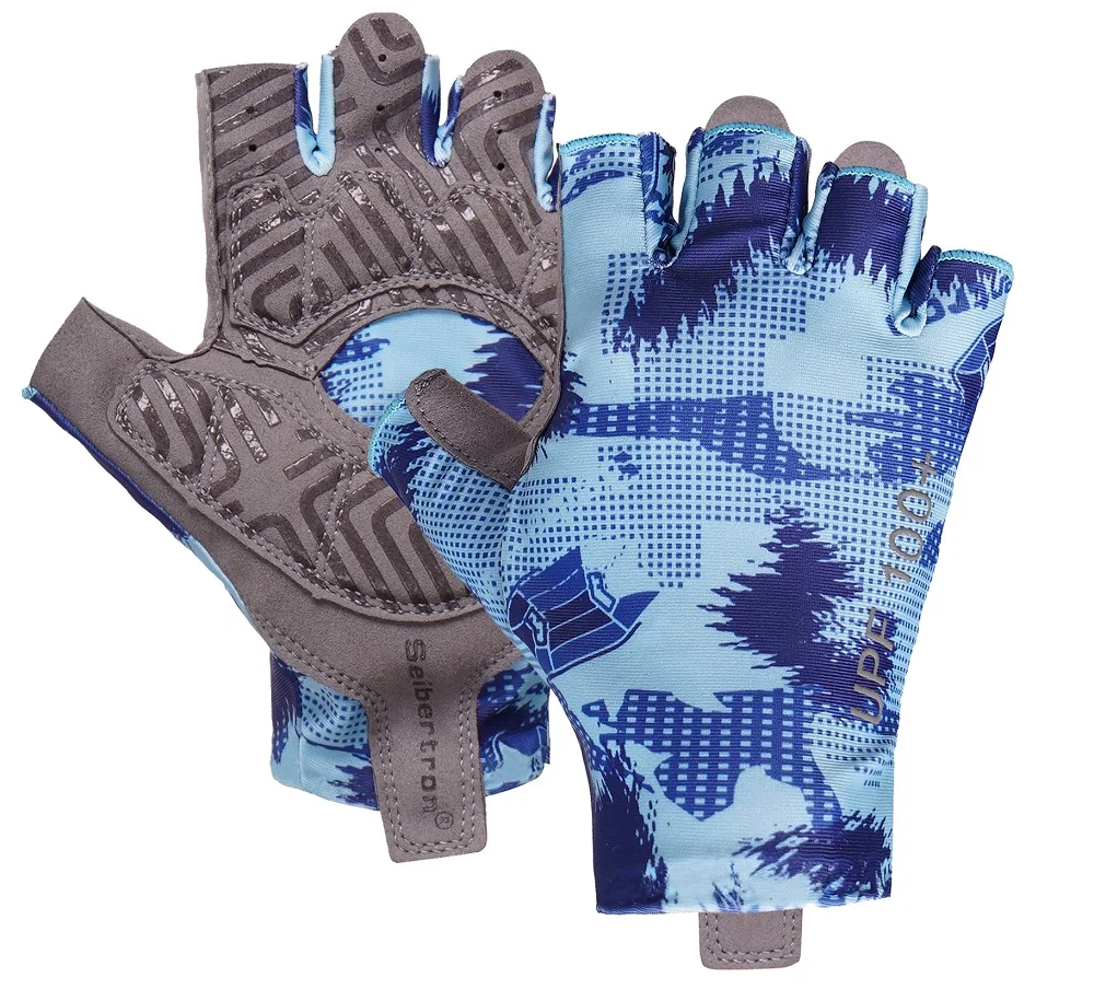 Seibertron Youth S.P.S.G-3 Unisex Half Finger UPF100+ Sun / UV Protection Breathable Cycling Glove fit Biking MTB Road Bicycle