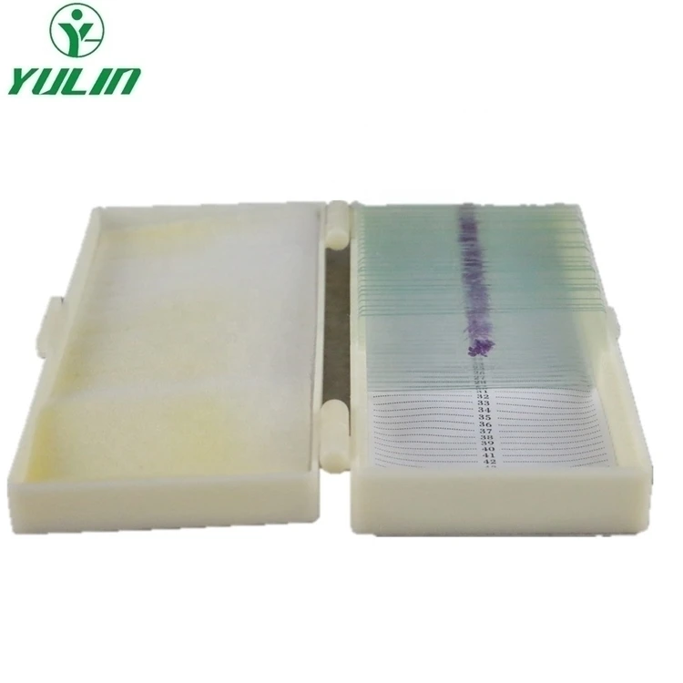 Microscope slides set for medical science high quality laboratory research and teaching parasitology