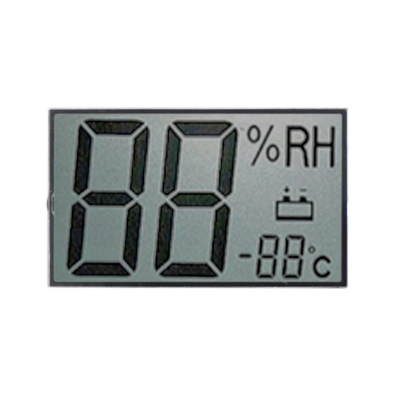 Светоотражающий дисплей ЖК TN 7 сегмент ЖК дисплей 4 цифры