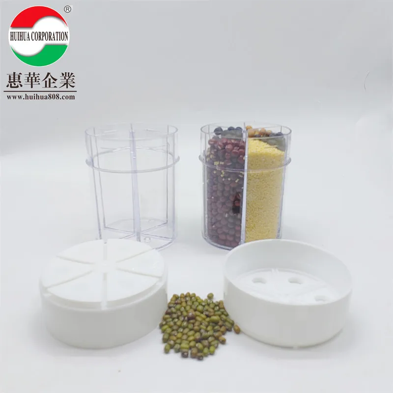 Home Kitchen Pack Salt, Sugar, Cumin Powder And Spice Jar Creative barbecue Seasoning bottle 6-in-1 Spice jar