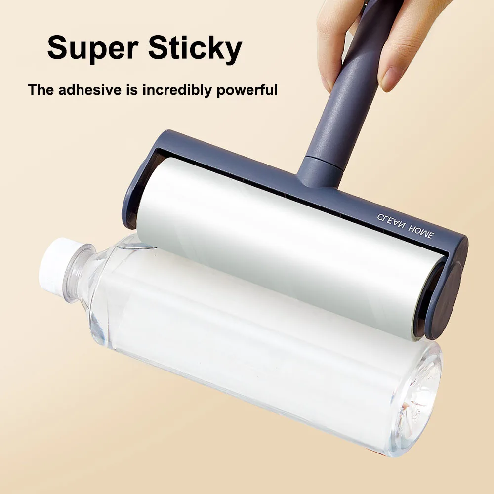 16cm Ultra Wide Manual Abs Animal Pet Hair Reusable Rollers Removal Sticky 60 Sheets Roll Dust Dog Cat Pets Cleaning Lint Roller
