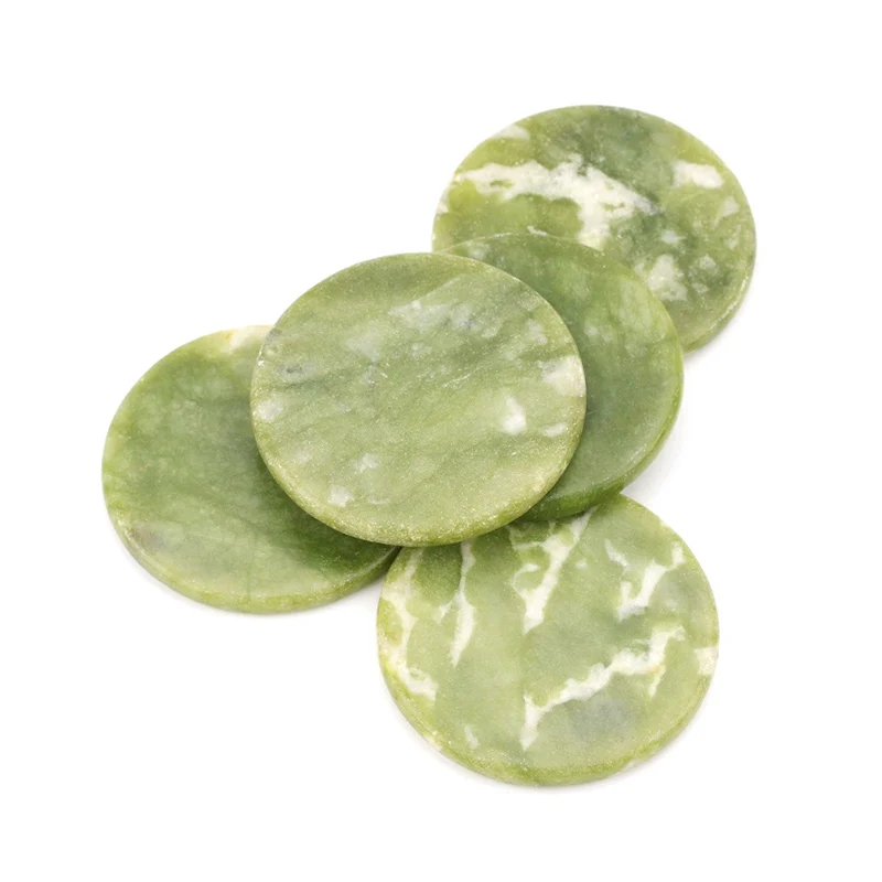 IRISMANLI Round Jade Stone Holder False Eyelash Extension Glue Pallet Eyelash Glue Makeup Tools Lash Glue Pallet