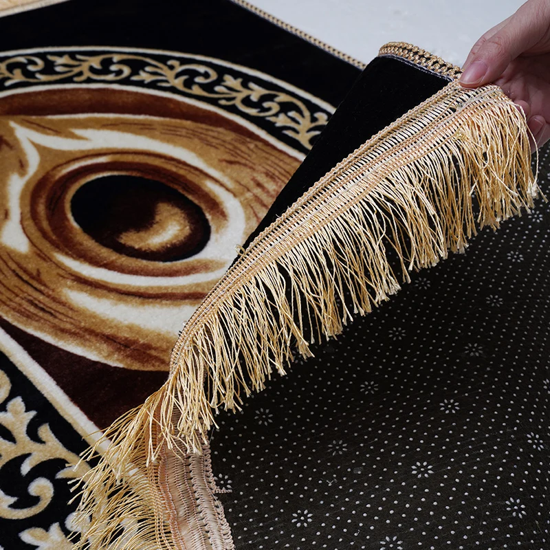 Non-slip islam  eid mubarak Ramadan praying mat Padding carpet muslim portable personalised interactive prayer mat rugs