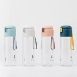 Latest promotion price  plastic water bottle, fruit and tea filter drinking bpa free tritan drinking bottle