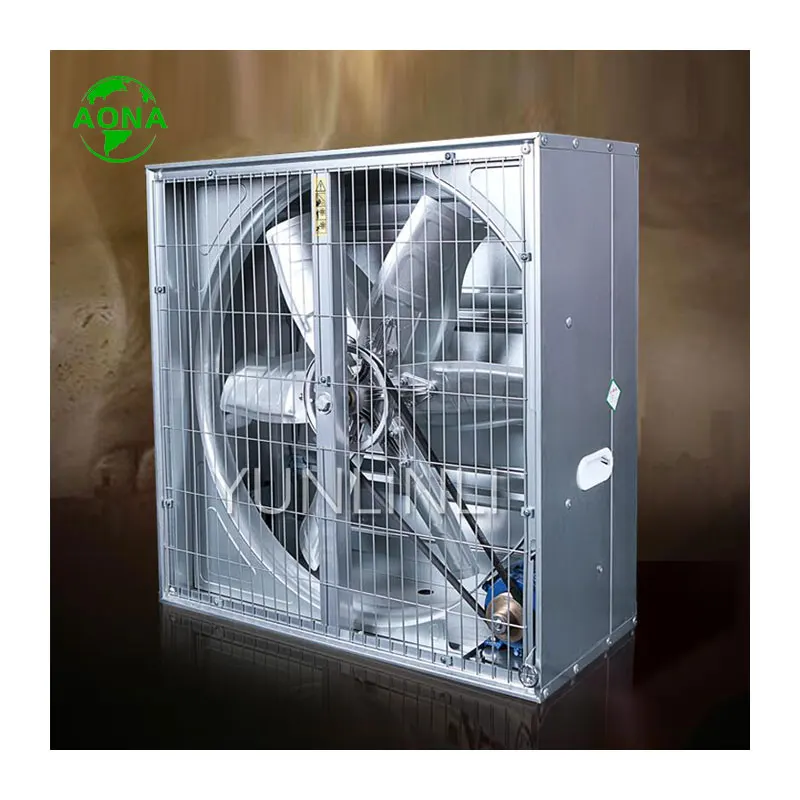 Metal industrial ventilation fans push pull extraction drop hammer extractor poultry farm greenhouse axial flow exhaust fan