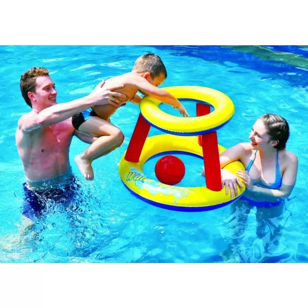 Funny Water Games Inflatable Basketball Loop for kids toss games in pool swimming