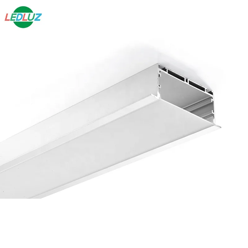 
90x35mm Big Recessed Linkable Aluminum LED Profile 