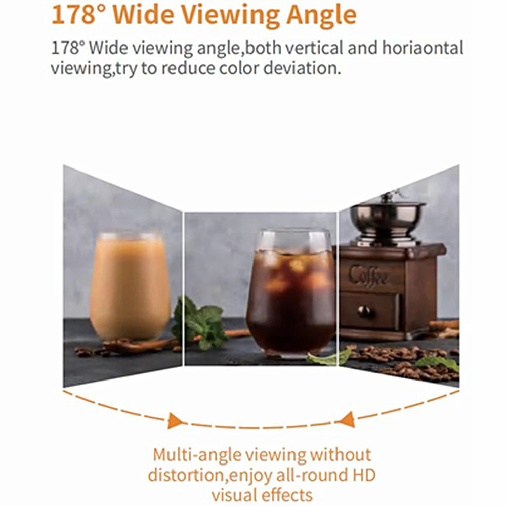 Super thin restaurant wall mount digital signage video wall lcd splicing screen vesa mountable lcd touch display