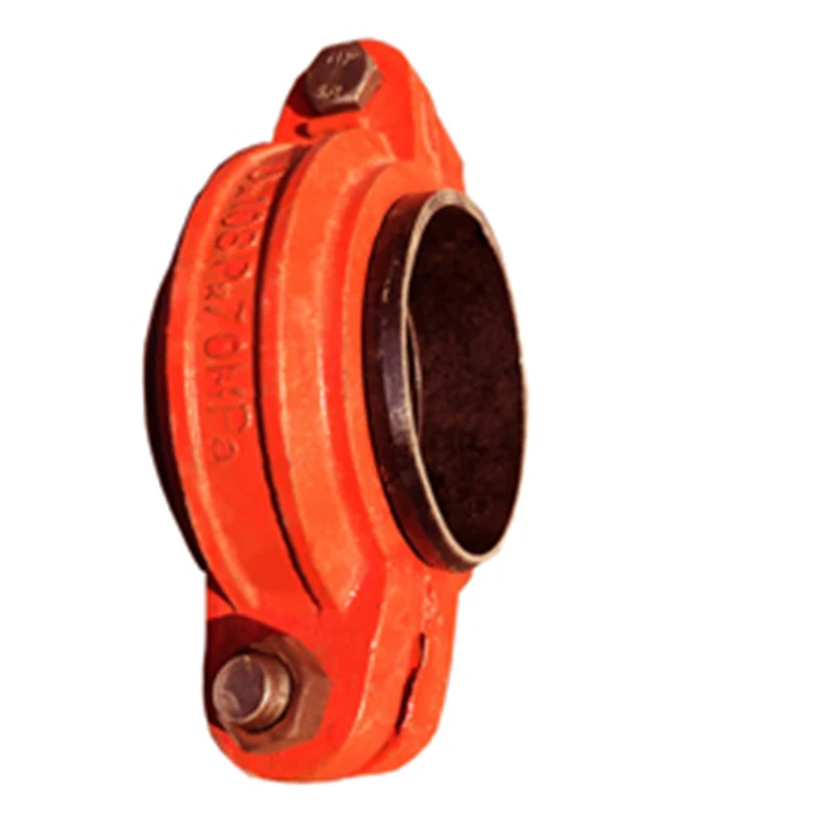 Cheap high quality groove clamp fire pipe fittings cast iron connection clamp