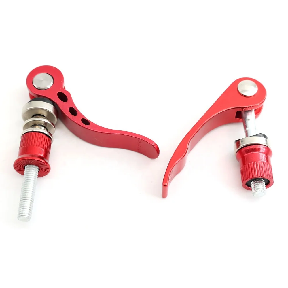 M6 Red Anodized Black Aluminum Quick Release Handle Cam Lever with Barrel Nut